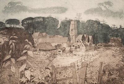 Lot 454 - Leslie Duxbury (1921-2001)/Welsh Church and...
