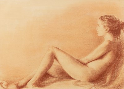 Lot 471 - 20th Century British/Female Nude/indistinctly...