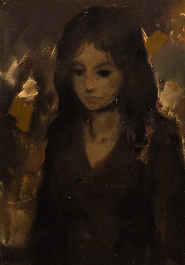 Lot 476 - Ricardo Macarron/Susanna/half-length portrait...