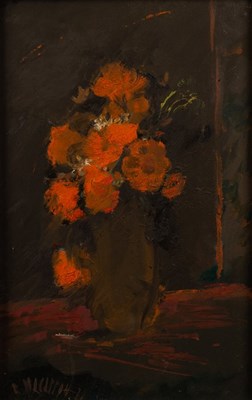 Lot 479 - Ricardo Macarron/Still Life Vase of...