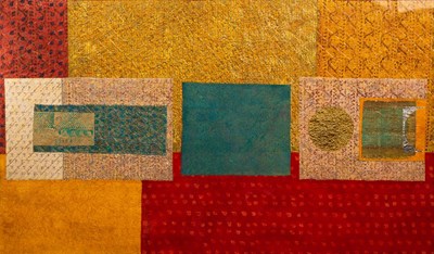 Lot 488 - Heyley Jennings/Orb/mixed media on paper, 79cm...