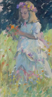 Lot 497 - Dudley Bailey (born 1931)/The Bridesmaid/oil...