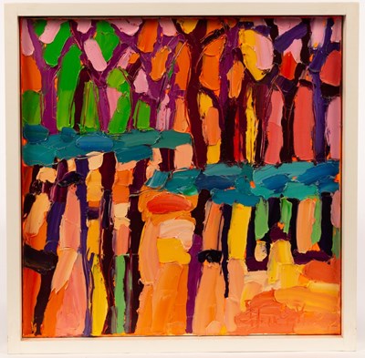 Lot 505 - Eloise Govier (Contemporary)/Slender/oil on...