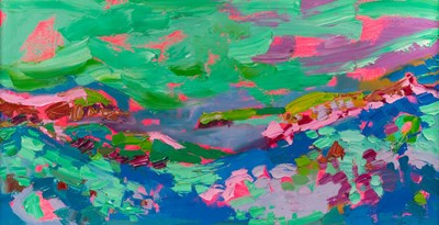 Lot 507 - Eloise Glovier (Contemporary)/Ar Yr Mor/oil on...