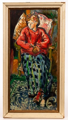 Lot 526 - C Fremantle/Portrait of a Lady/signed and...