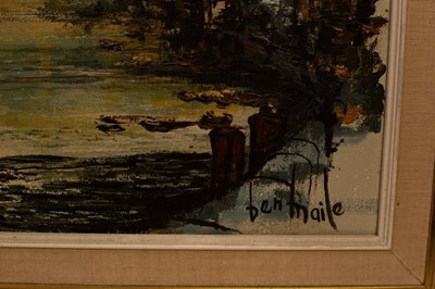 Lot 535 - Ben Maile (1922-2017)/Tower Bridge/oil on...