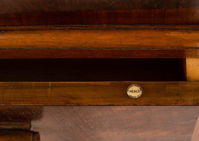 Lot 550 - Heals, a 1930s Art Deco walnut cocktail...