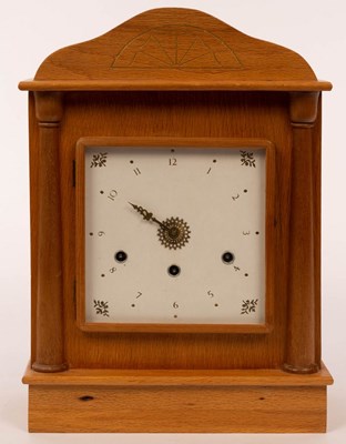 Lot 595 - Dennis French and Theo Merrett, a beech mantel...