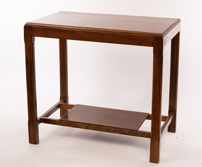Lot 616 - A mid-20th Century Utility oak table,...