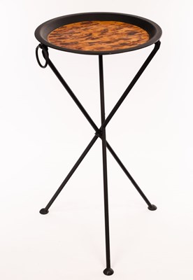 Lot 631A - A modern occasional table, simulated...