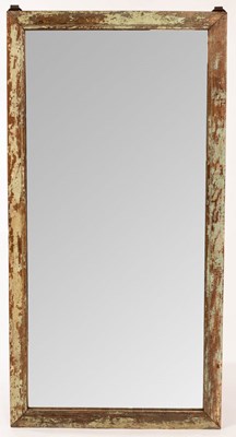 Lot 648 - A modern wall mirror with paint effect finish,...