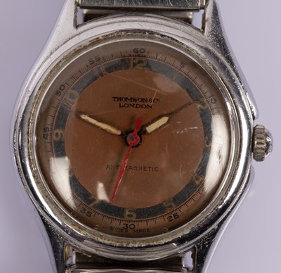 Lot 103 - A 1960s antimagnetic wristwatch, the dial...