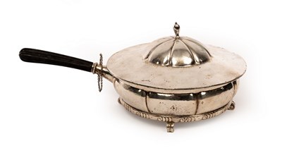 Lot 171 - A Swedish silver saucepan and cover, Karl...