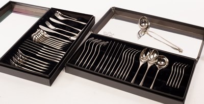 Lot 175 - Rosenthal stainless steel flatware, 'Taille'...