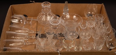 Lot 192 - Sundry stem wine glasses and other glasses