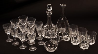 Lot 200 - An Atlantis glass table service comprising six...