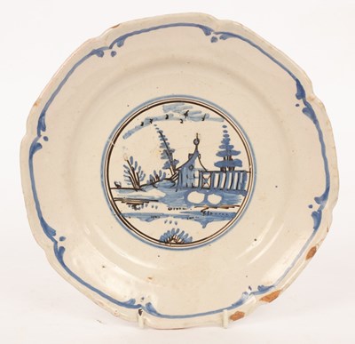 Lot 225 - An early 19th Century Dutch blue and white...