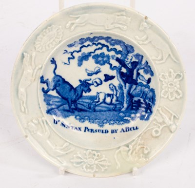 Lot 258 - An early 19th Century nursery plate, Dr Syntax...