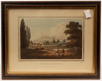 Lot 374 - Bluck after Angelo/Views of Windsor Castle and...