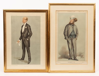 Lot 381 - Two Vanity Fair cartoons/Derby Day/Statesman...