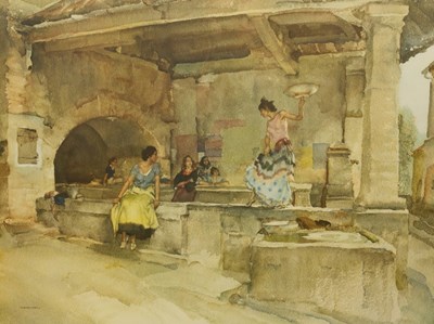 Lot 391 - William Russell Flint (1880-1969)/Provencal...