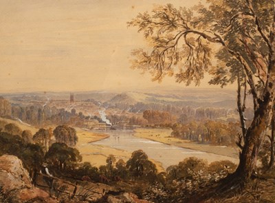 Lot 406 - 19th Century English School/River Landscape...