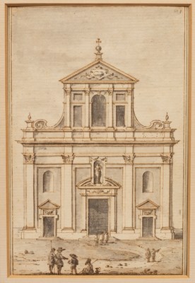 Lot 424 - Francesco Zucchi (1692-1764)/The Facade of the...