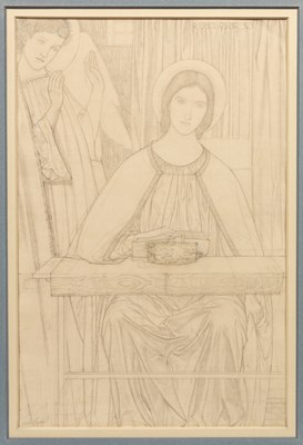 Lot 429 - Arthur Gaskin (1862-1928)/Study Drawing for...