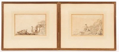 Lot 443 - Anthony Thomas Devis (1729-1816/17)/Woman and...