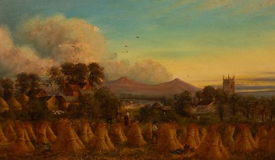 Lot 470 - J J Hughes (19th Century)/Harvest Time,...