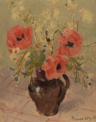 Lot 491 - Irene Wyatt (1903-1987)/Still Life of Poppies...