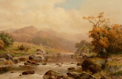 Lot 509 - William Henry Mander (1850-1922)/Late Autumn...