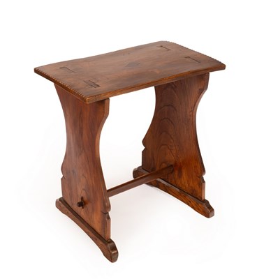 Lot 536 - An Arts & Crafts period elm tavern table, 63cm...