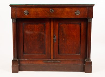 Lot 691 - A 19th Century mahogany French Empire side...