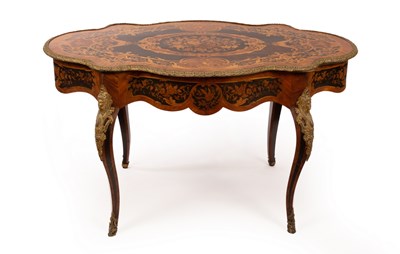 Lot 706 - A 19th Century French Kingwood and marquetry...