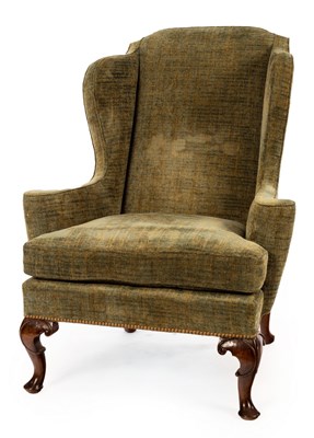 Lot 728 - A Howard & Sons Queen Anne style upholstered...