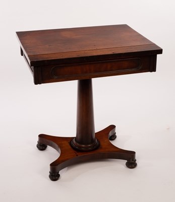 Lot 765 - A Victorian mahogany occasional table, fitted...