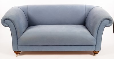 Lot 769 - A modern two seater Chesterfield-type sofa,...