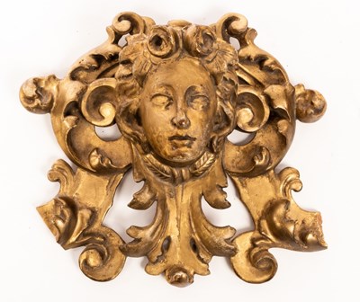 Lot 841 - An 18th Century carved and gilded apprentice...