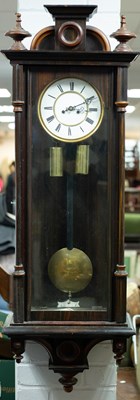 Lot 851 - A Vienna wall clock, the eight-day movement...