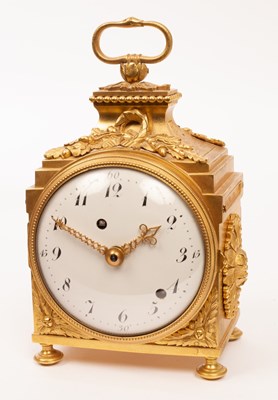 Lot 852 - A late 19th Century French pendule d'officier...