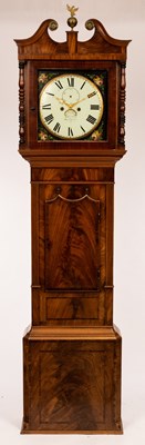 Lot 855 - A 19th Century mahogany eight-day longcase...