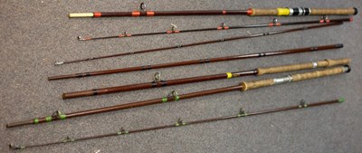 Lot 912 - A Bruce Walker three-section trout rod, two...