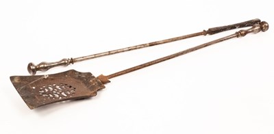 Lot 934 - An early 19th Century coal shovel with a...