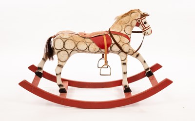 Lot 978 - A Stred bow rocker rocking horse with original...