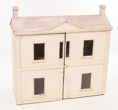 Lot 981 - A Victorian doll's house, the four rooms...