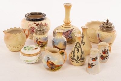 Lot 35 - A group of Locke & Co., Worcester vases, jugs,...