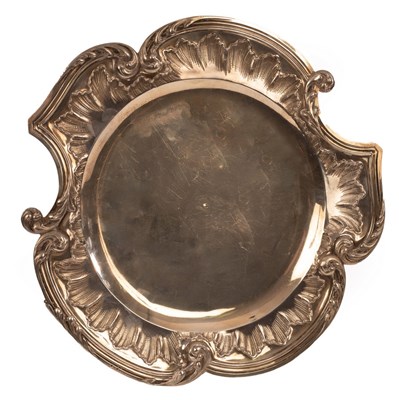 Lot 159 - A late 19th Century French silver dish,...