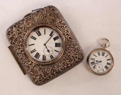 Lot 172 - An MM & Co Patent Goliath pocket watch, the...