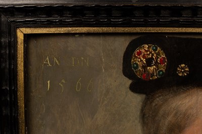 Lot 186 - English School, 16th Century/Portrait of a...